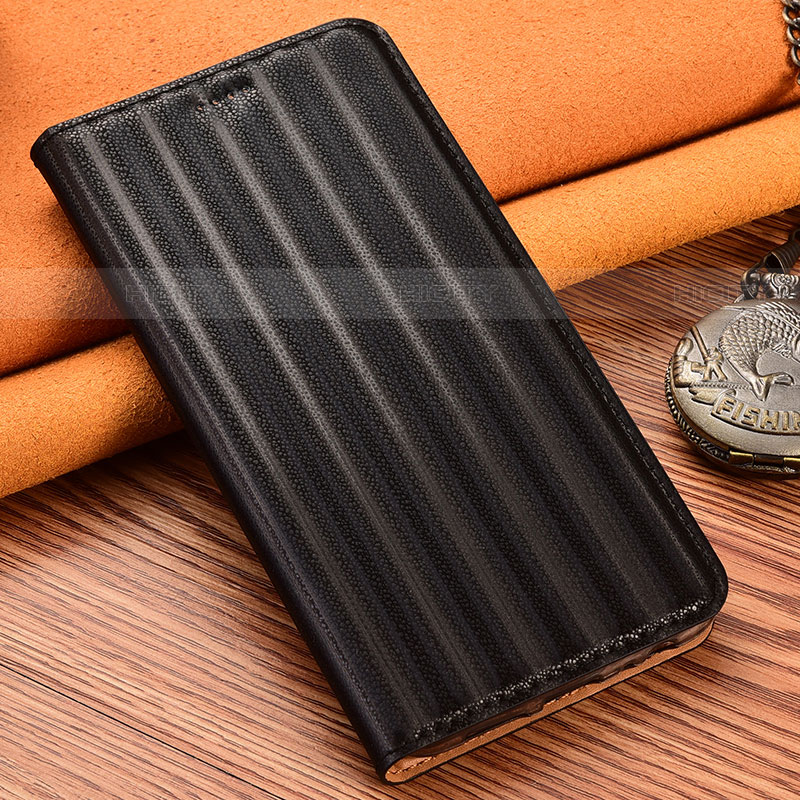 Coque Portefeuille Livre Cuir Etui Clapet H18P pour Motorola Moto Edge 20 Lite 5G Noir Plus