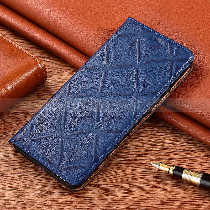 Coque Portefeuille Livre Cuir Etui Clapet H19P pour Apple iPhone Xs Bleu Plus