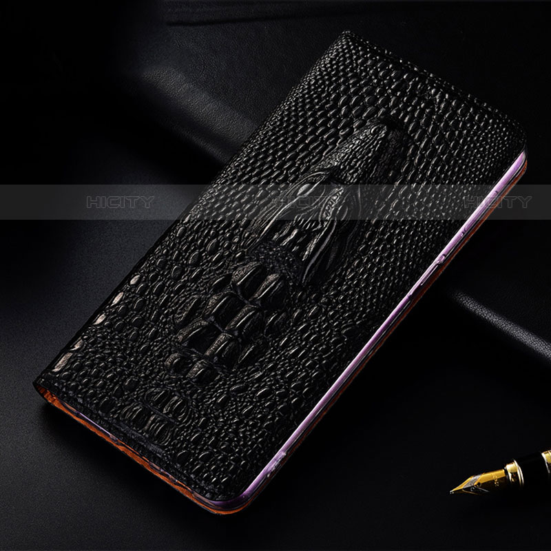 Coque Portefeuille Livre Cuir Etui Clapet H19P pour Vivo iQOO 8 5G Noir Plus