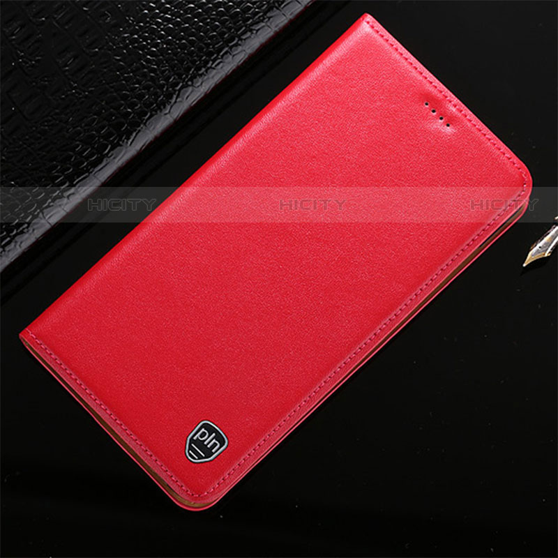 Coque Portefeuille Livre Cuir Etui Clapet H20P pour Vivo iQOO 9 5G Rouge Plus