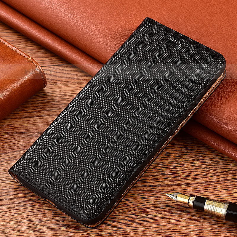 Coque Portefeuille Livre Cuir Etui Clapet H20P pour Vivo Y52s 5G Noir Plus