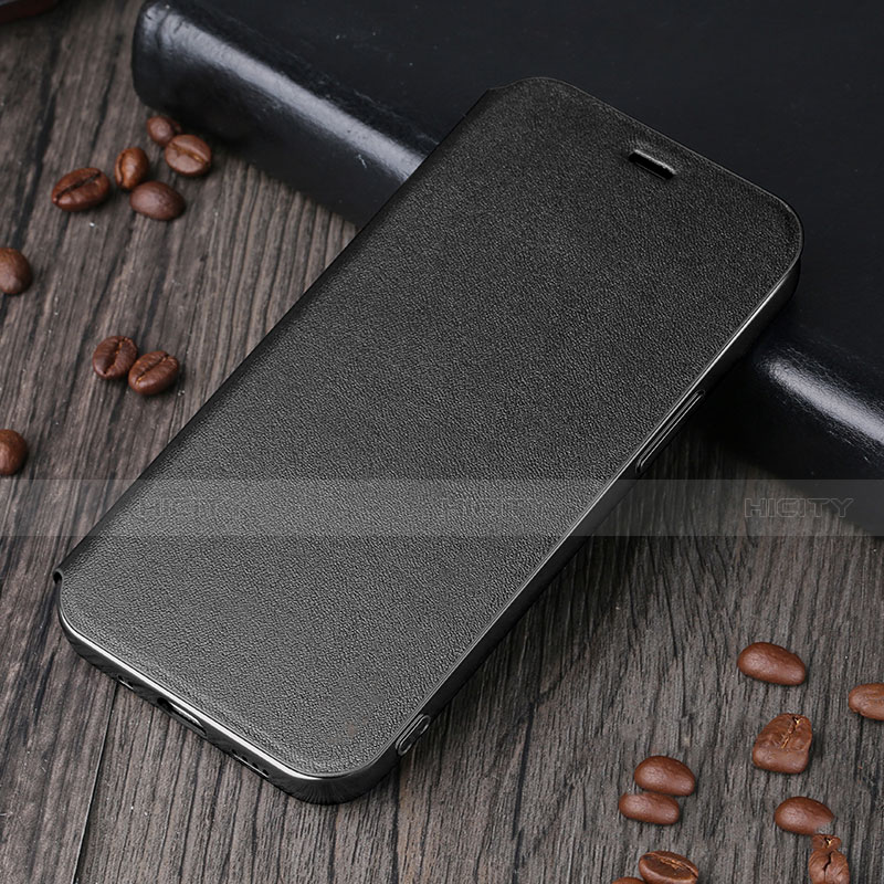 Coque Portefeuille Livre Cuir Etui Clapet H25 pour Apple iPhone 13 Pro Noir Plus