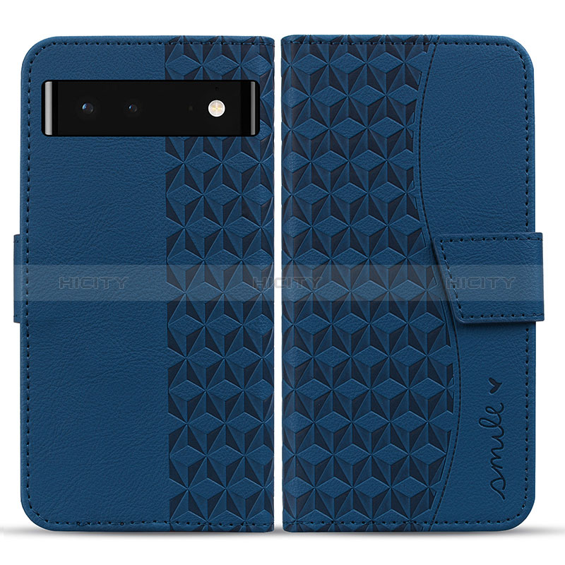 Coque Portefeuille Livre Cuir Etui Clapet HF1 pour Google Pixel 6 5G Plus