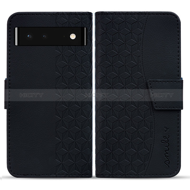 Coque Portefeuille Livre Cuir Etui Clapet HF1 pour Google Pixel 6 5G Plus