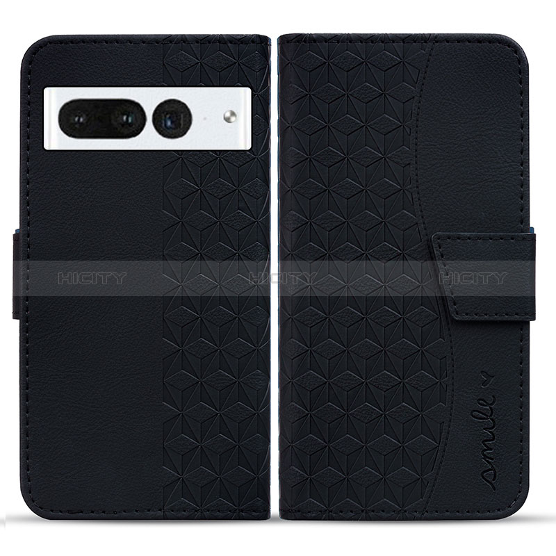 Coque Portefeuille Livre Cuir Etui Clapet HF1 pour Google Pixel 7 Pro 5G Plus