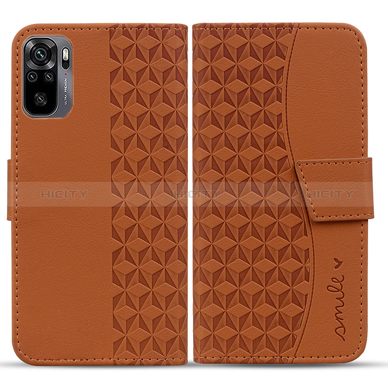 Coque Portefeuille Livre Cuir Etui Clapet HF1 pour Xiaomi Redmi Note 10 4G Plus