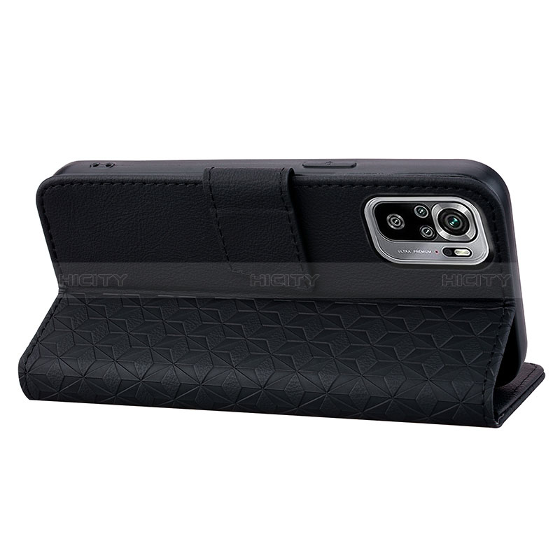 Coque Portefeuille Livre Cuir Etui Clapet HF1 pour Xiaomi Redmi Note 10 4G Plus