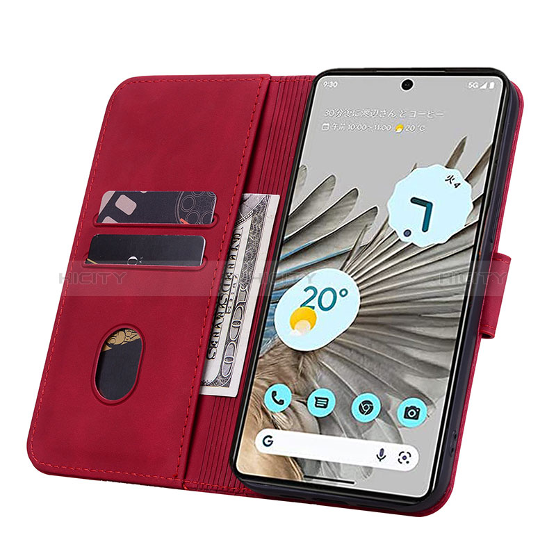 Coque Portefeuille Livre Cuir Etui Clapet HF2 pour Google Pixel 6a 5G Plus