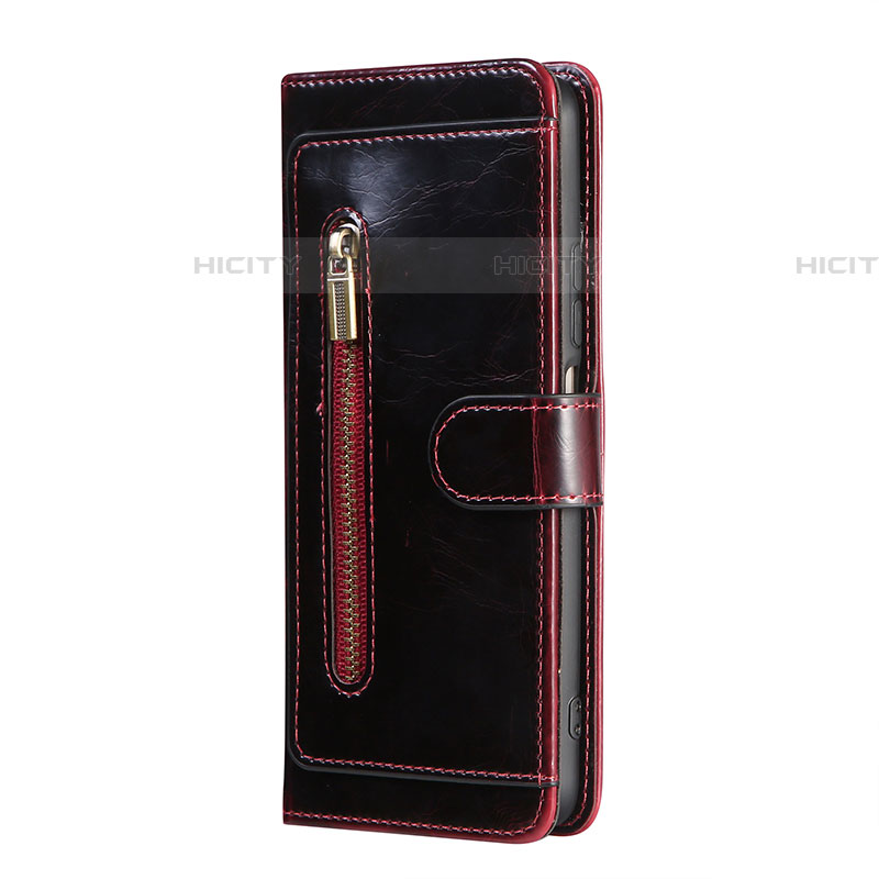 Coque Portefeuille Livre Cuir Etui Clapet JDK pour Samsung Galaxy M34 5G Rouge Plus