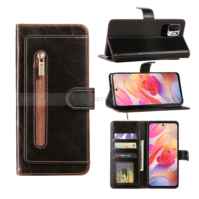 Coque Portefeuille Livre Cuir Etui Clapet JDK pour Xiaomi Redmi Note 10 5G Plus