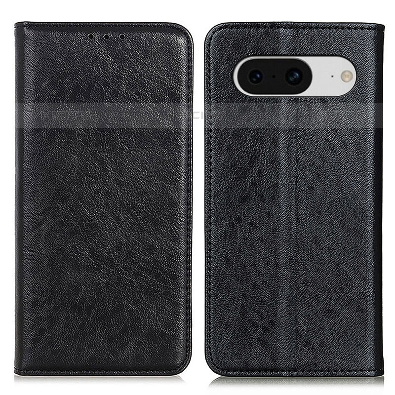 Coque Portefeuille Livre Cuir Etui Clapet K01Z pour Google Pixel 8 5G Noir Plus