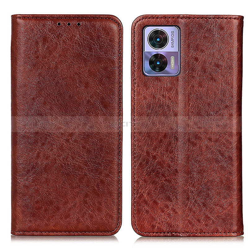 Coque Portefeuille Livre Cuir Etui Clapet K01Z pour Motorola Moto Edge 30 Lite 5G Marron Plus