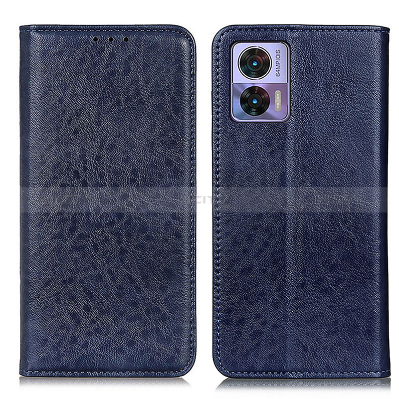 Coque Portefeuille Livre Cuir Etui Clapet K01Z pour Motorola Moto Edge 30 Neo 5G Bleu Plus