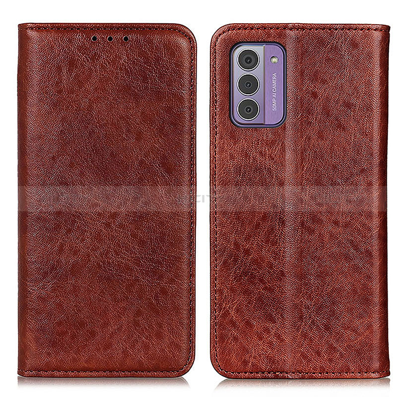 Coque Portefeuille Livre Cuir Etui Clapet K01Z pour Nokia G310 5G Marron Plus