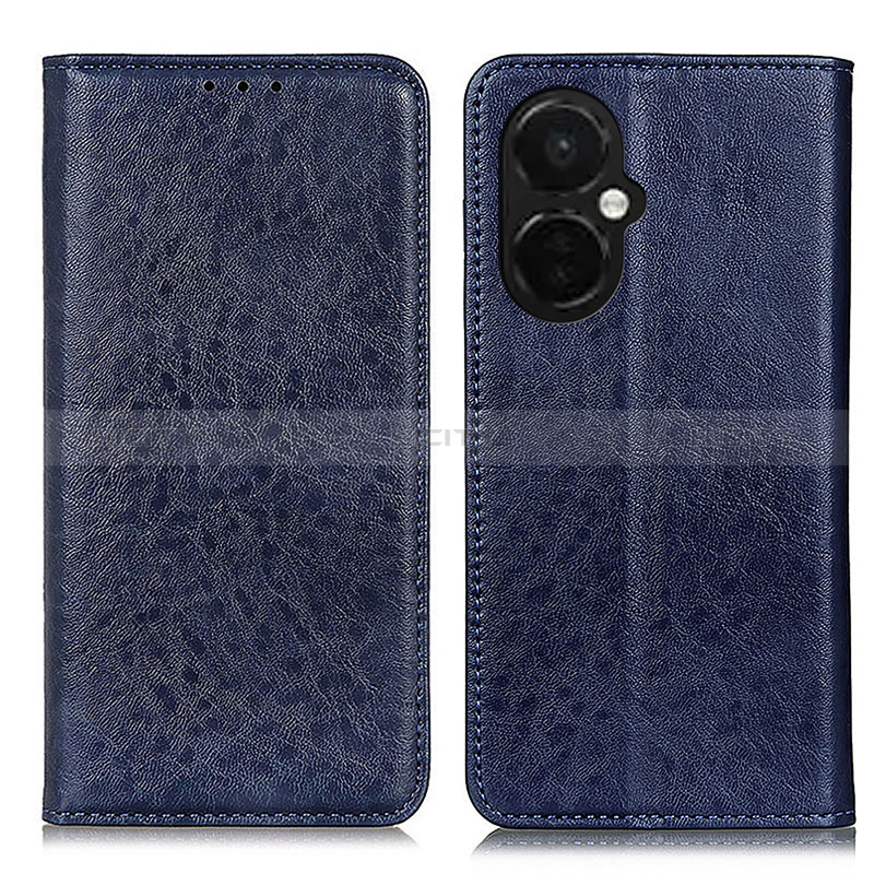 Coque Portefeuille Livre Cuir Etui Clapet K01Z pour OnePlus Nord N30 5G Bleu Plus