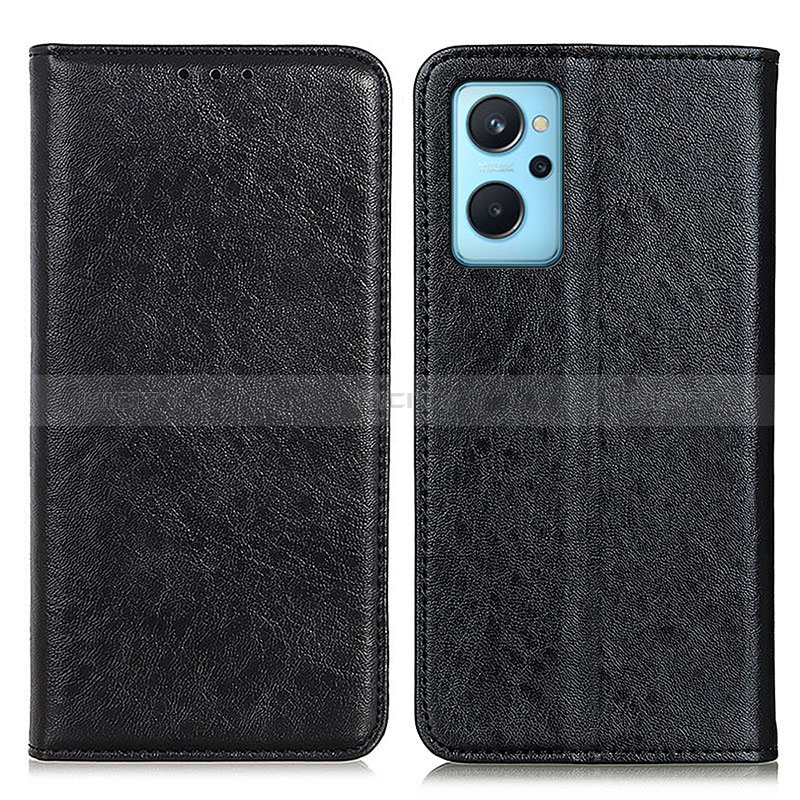 Coque Portefeuille Livre Cuir Etui Clapet K01Z pour Oppo A96 4G Noir Plus