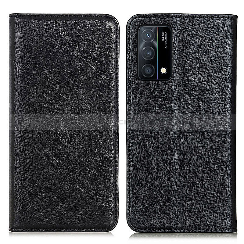 Coque Portefeuille Livre Cuir Etui Clapet K01Z pour Oppo K9 5G Noir Plus