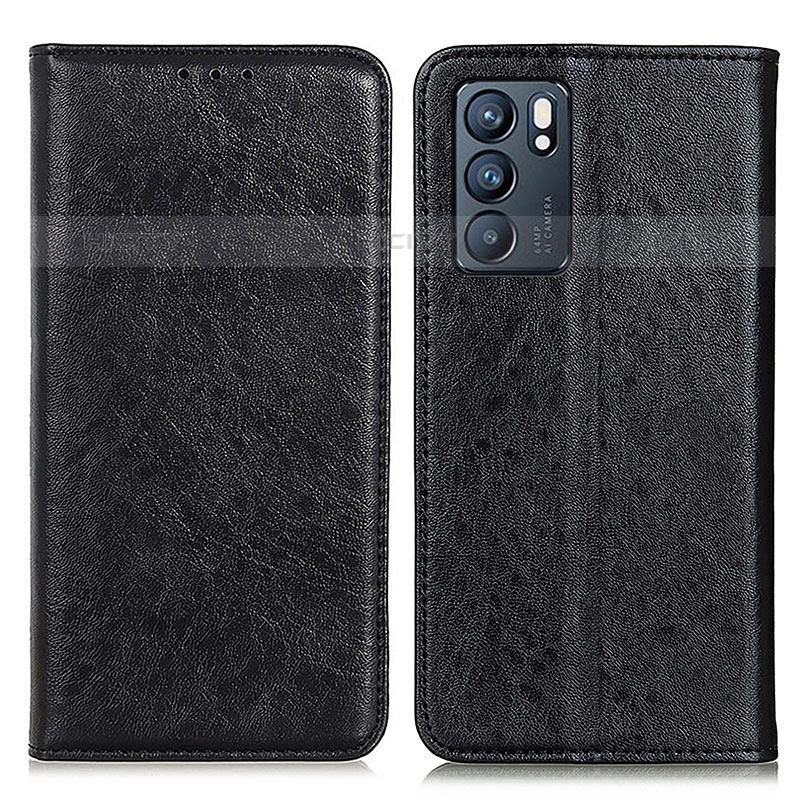 Coque Portefeuille Livre Cuir Etui Clapet K01Z pour Oppo Reno6 5G Plus