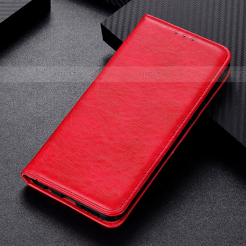 Coque Portefeuille Livre Cuir Etui Clapet K01Z pour Samsung Galaxy F23 5G Rouge Plus