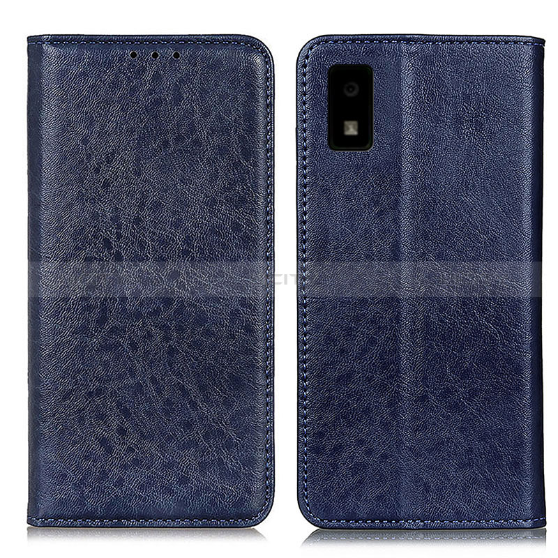 Coque Portefeuille Livre Cuir Etui Clapet K01Z pour Sharp Aquos wish2 Bleu Plus