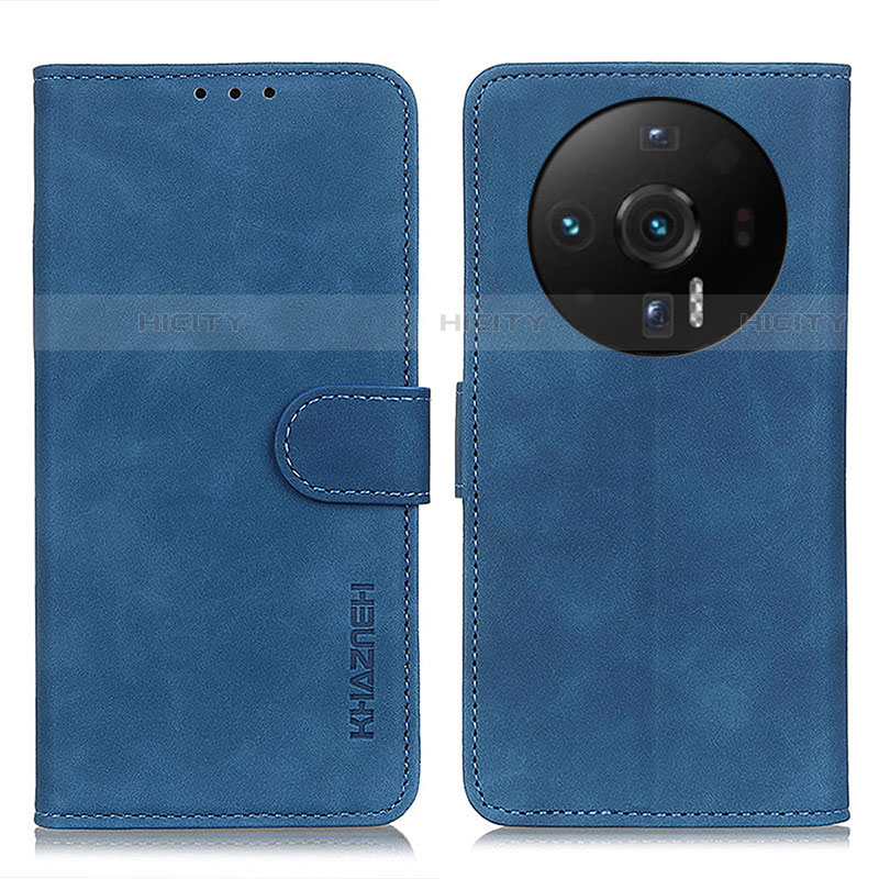 Coque Portefeuille Livre Cuir Etui Clapet K01Z pour Xiaomi Mi 12 Ultra 5G Bleu Plus