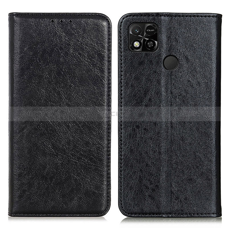 Coque Portefeuille Livre Cuir Etui Clapet K01Z pour Xiaomi POCO C3 Noir Plus