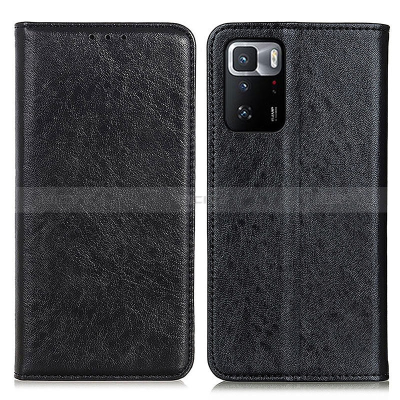 Coque Portefeuille Livre Cuir Etui Clapet K01Z pour Xiaomi Poco X3 GT 5G Noir Plus