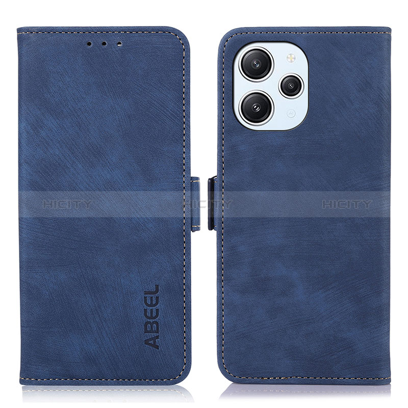 Coque Portefeuille Livre Cuir Etui Clapet K01Z pour Xiaomi Redmi 12 4G Bleu Plus