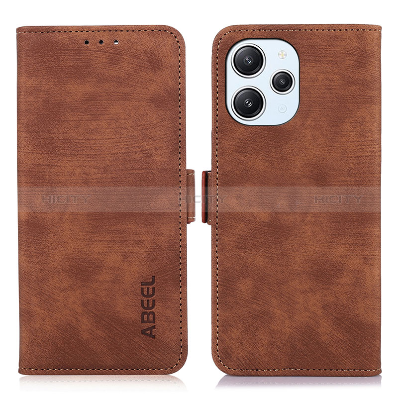 Coque Portefeuille Livre Cuir Etui Clapet K01Z pour Xiaomi Redmi 12 4G Marron Plus