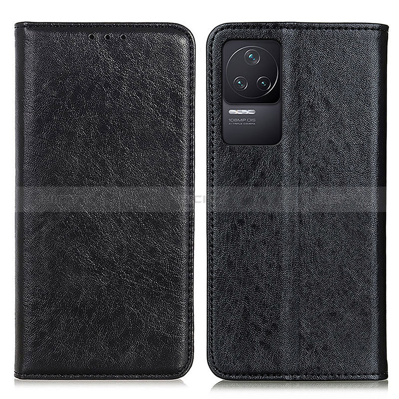 Coque Portefeuille Livre Cuir Etui Clapet K01Z pour Xiaomi Redmi K50 5G Noir Plus