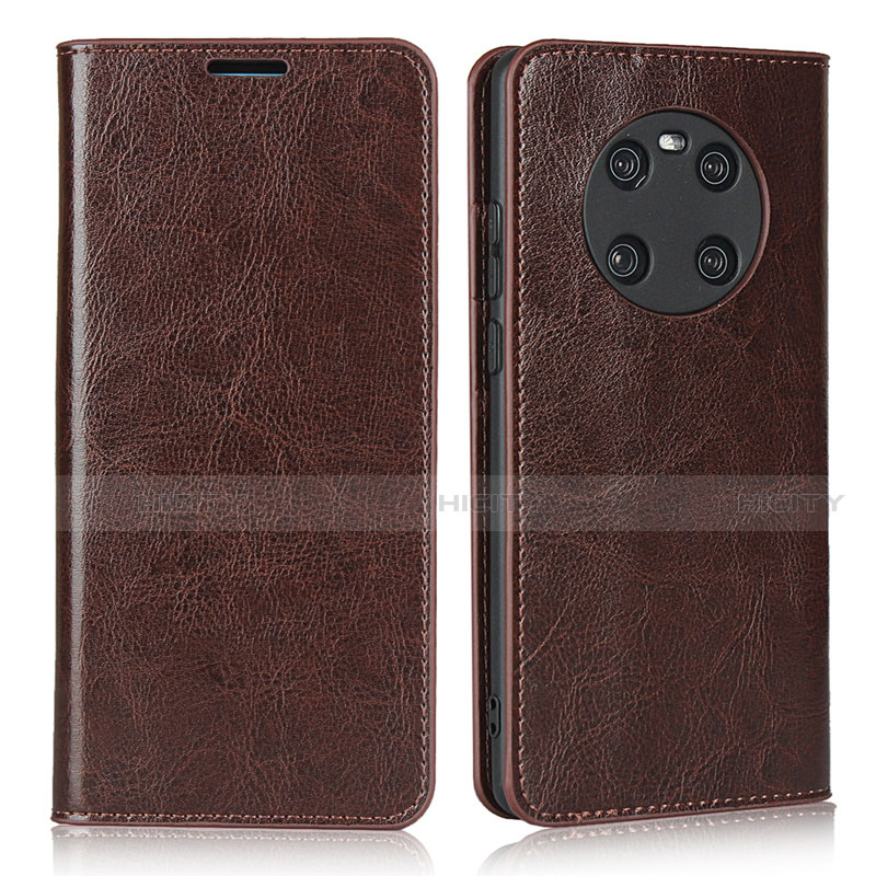 Coque Portefeuille Livre Cuir Etui Clapet K02 pour Huawei Mate 40E 5G Marron Plus