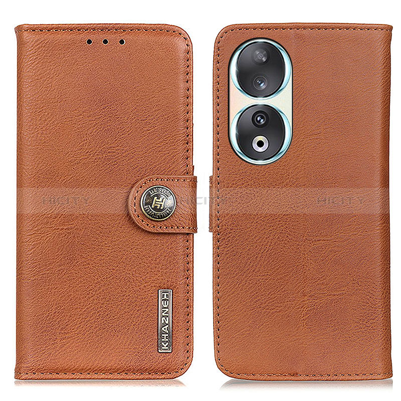 Coque Portefeuille Livre Cuir Etui Clapet K02Z pour Huawei Honor 90 5G Marron Plus