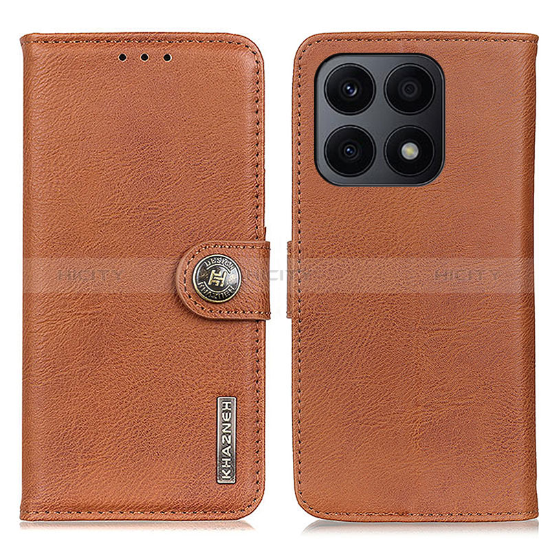 Coque Portefeuille Livre Cuir Etui Clapet K02Z pour Huawei Honor X8a 4G Marron Plus