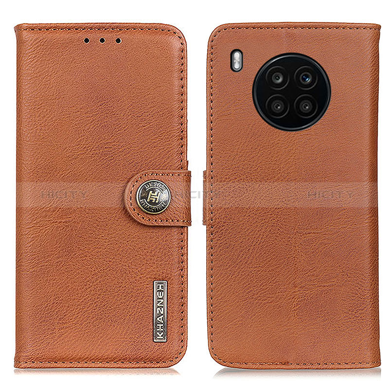 Coque Portefeuille Livre Cuir Etui Clapet K02Z pour Huawei Nova 8i Marron Plus