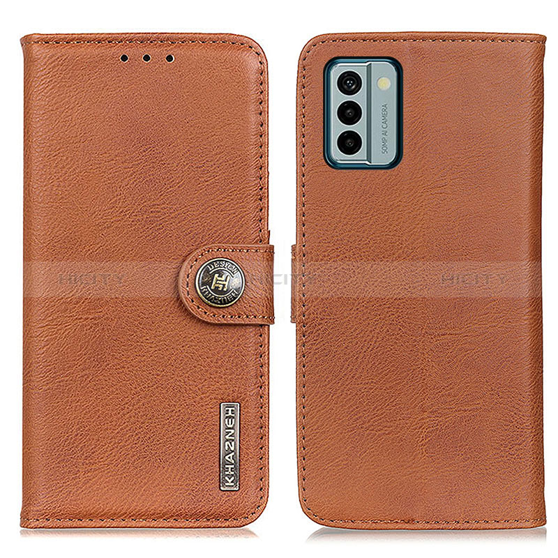 Coque Portefeuille Livre Cuir Etui Clapet K02Z pour Nokia G22 Marron Plus