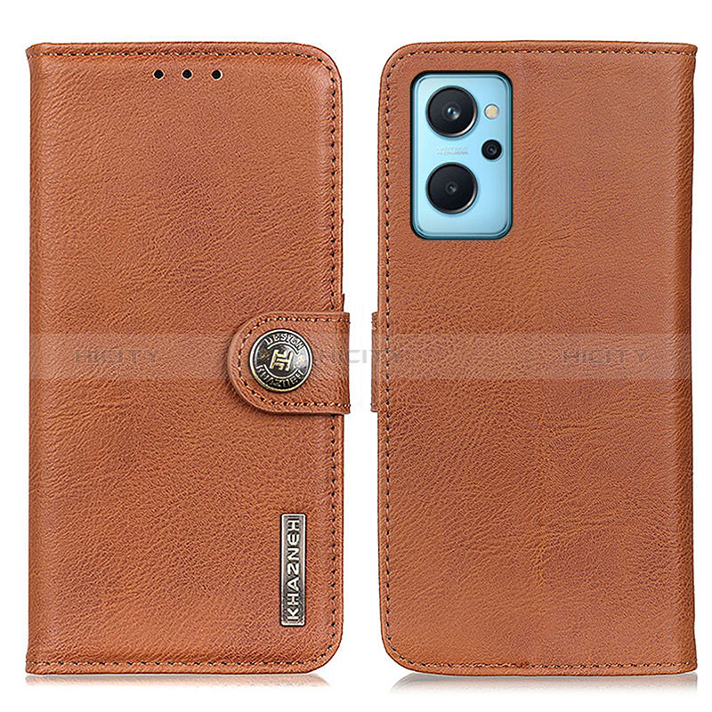 Coque Portefeuille Livre Cuir Etui Clapet K02Z pour Oppo A96 4G Marron Plus