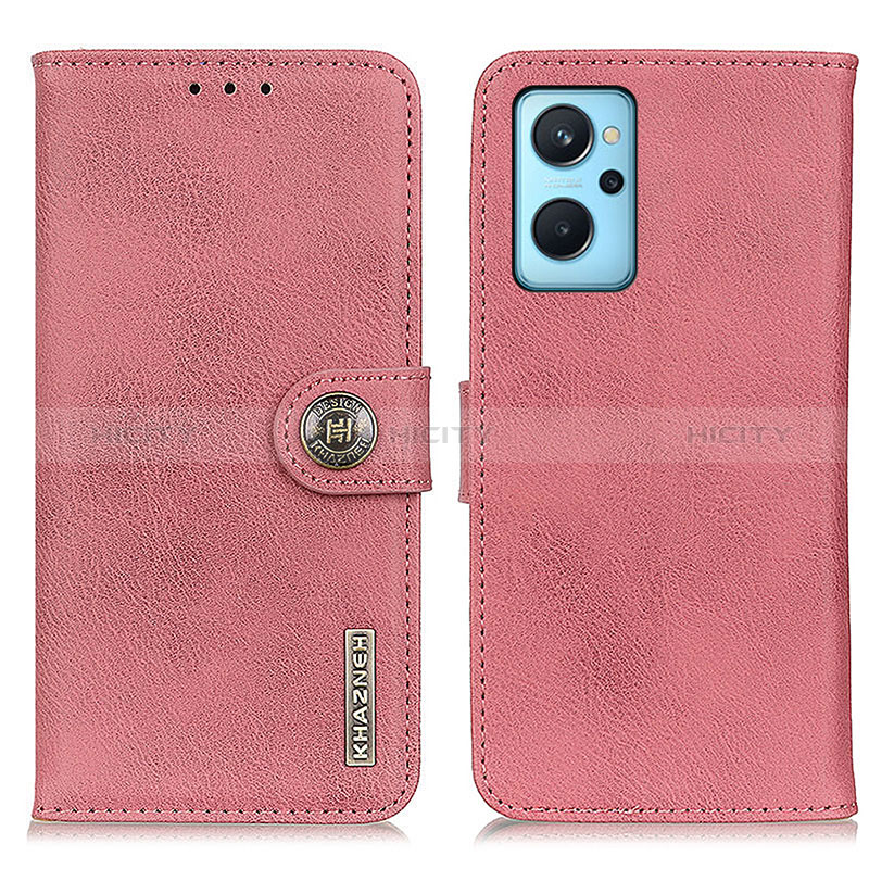 Coque Portefeuille Livre Cuir Etui Clapet K02Z pour Oppo A96 4G Rose Plus