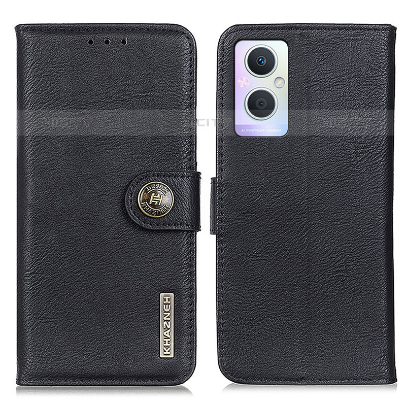 Coque Portefeuille Livre Cuir Etui Clapet K02Z pour Oppo F21 Pro 5G Noir Plus