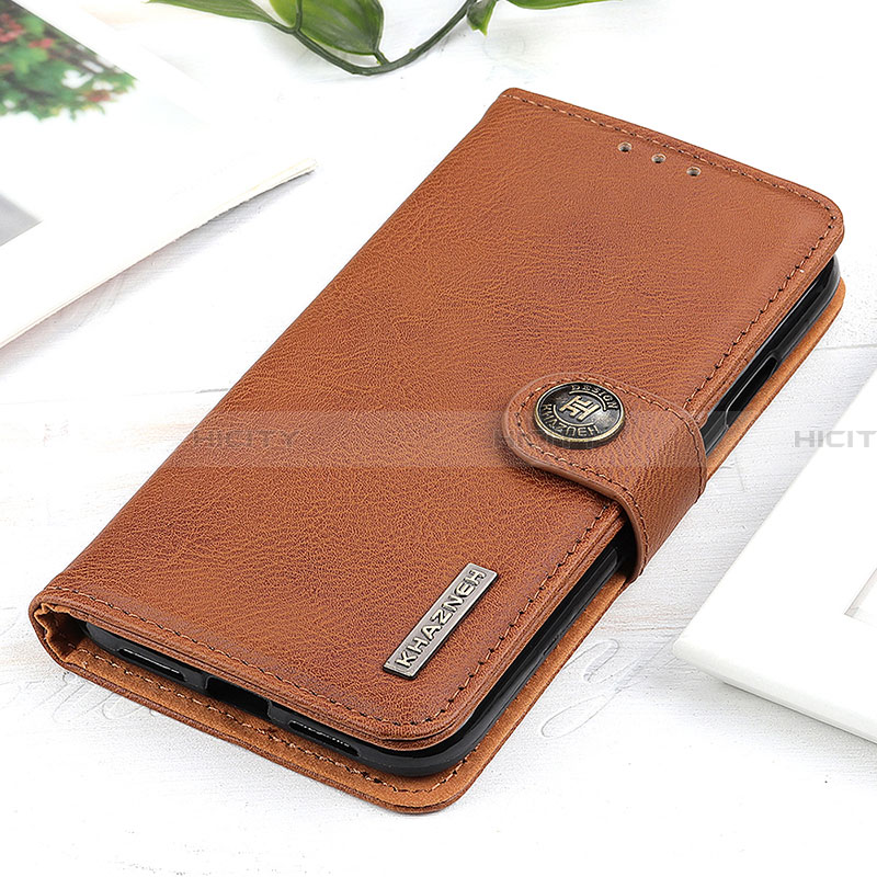 Coque Portefeuille Livre Cuir Etui Clapet K02Z pour Samsung Galaxy A23s Marron Plus