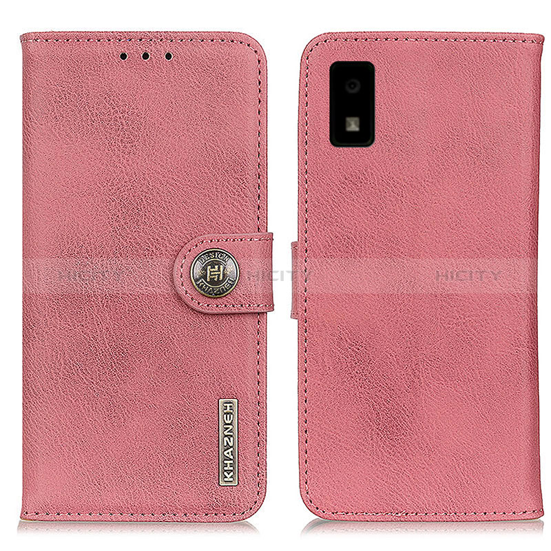 Coque Portefeuille Livre Cuir Etui Clapet K02Z pour Sharp Aquos wish Rose Plus