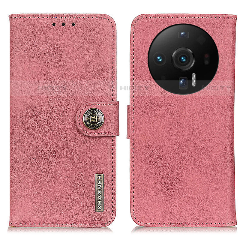 Coque Portefeuille Livre Cuir Etui Clapet K02Z pour Xiaomi Mi 12S Ultra 5G Rose Plus