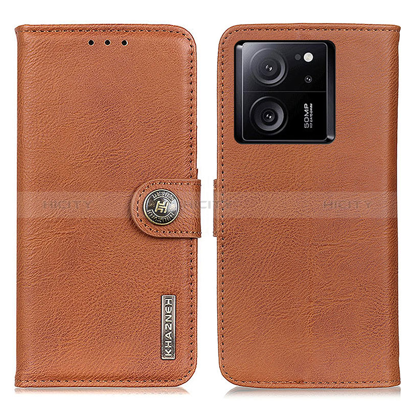 Coque Portefeuille Livre Cuir Etui Clapet K02Z pour Xiaomi Redmi K60 Ultra 5G Marron Plus