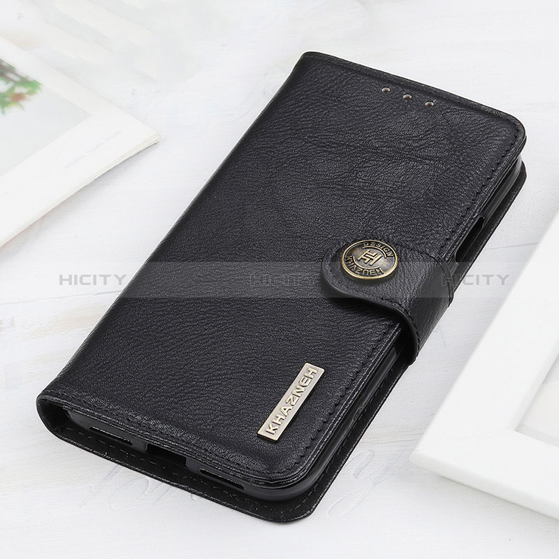 Coque Portefeuille Livre Cuir Etui Clapet K02Z pour Xiaomi Redmi Note 10 Pro Max Noir Plus