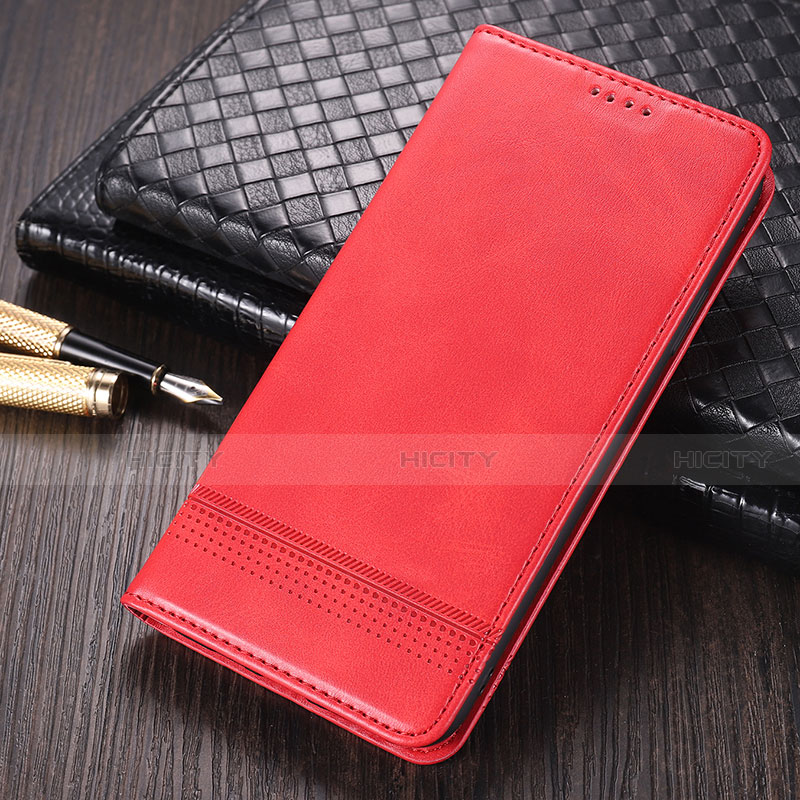 Coque Portefeuille Livre Cuir Etui Clapet K03 pour Huawei Mate 40 Pro Rouge Plus