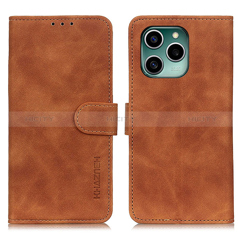 Coque Portefeuille Livre Cuir Etui Clapet K03Z pour Huawei Honor 60 SE 5G Marron Plus