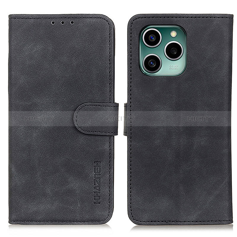 Coque Portefeuille Livre Cuir Etui Clapet K03Z pour Huawei Honor 60 SE 5G Noir Plus