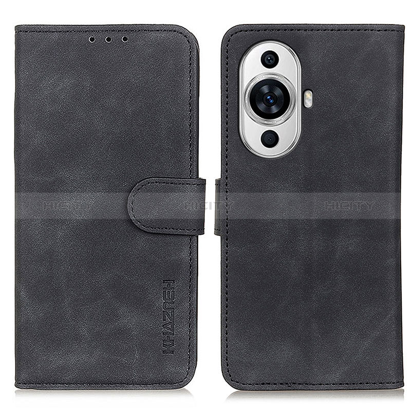 Coque Portefeuille Livre Cuir Etui Clapet K03Z pour Huawei Nova 11 Noir Plus