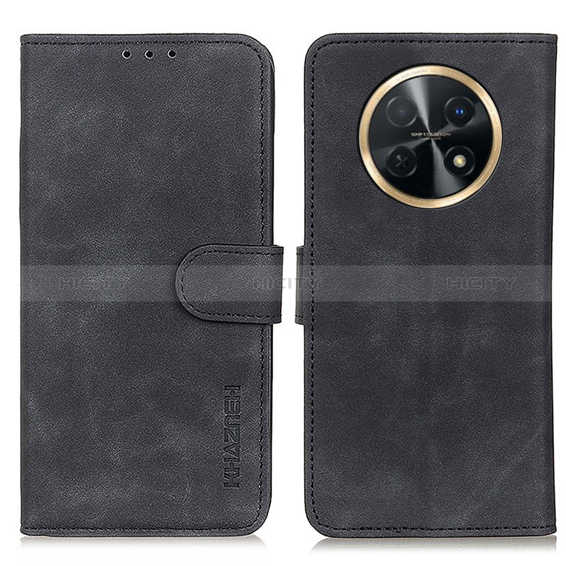 Coque Portefeuille Livre Cuir Etui Clapet K03Z pour Huawei Nova Y91 Noir Plus