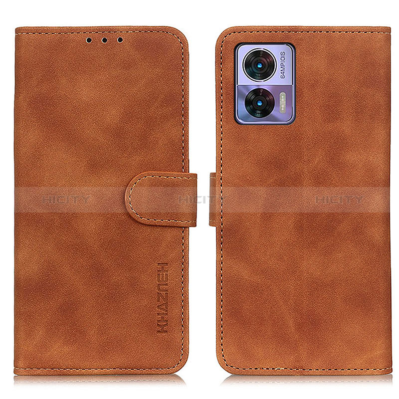 Coque Portefeuille Livre Cuir Etui Clapet K03Z pour Motorola Moto Edge 30 Neo 5G Marron Plus