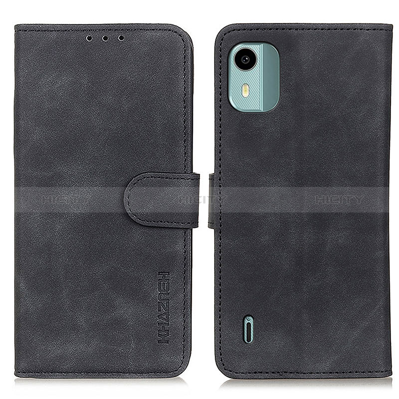 Coque Portefeuille Livre Cuir Etui Clapet K03Z pour Nokia C12 Noir Plus